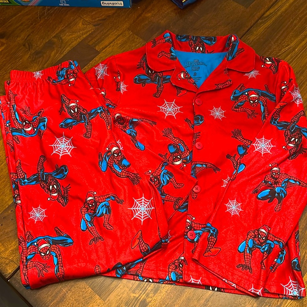 Marval Spider-Man Christmas PJs, Youth 8